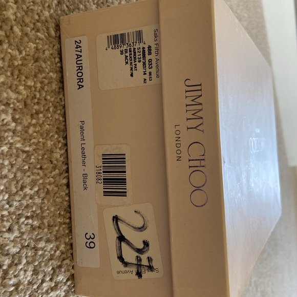 Jimmy Choo Aurora black patent pump 3” heel - Picture 12 of 12